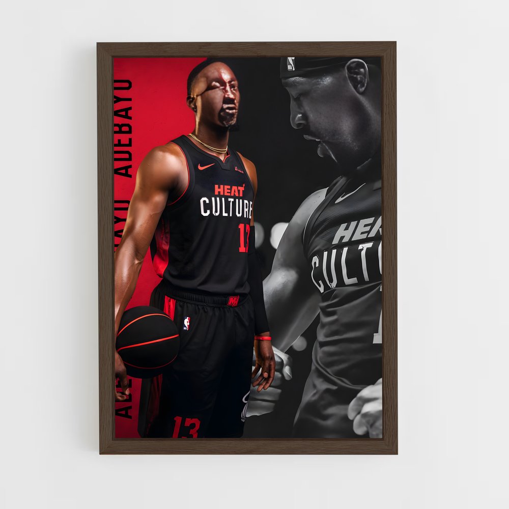 Poster Slam Dunk Adebayo – affiche Basketball (vue 5)